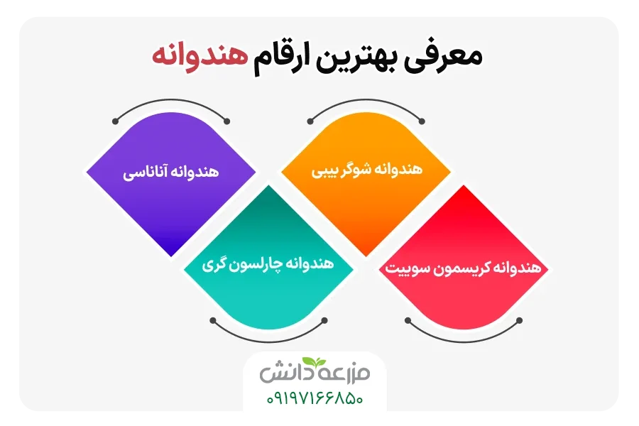 معرفی بهترین ارقام هندوانه
انوع هندوانه در ایران